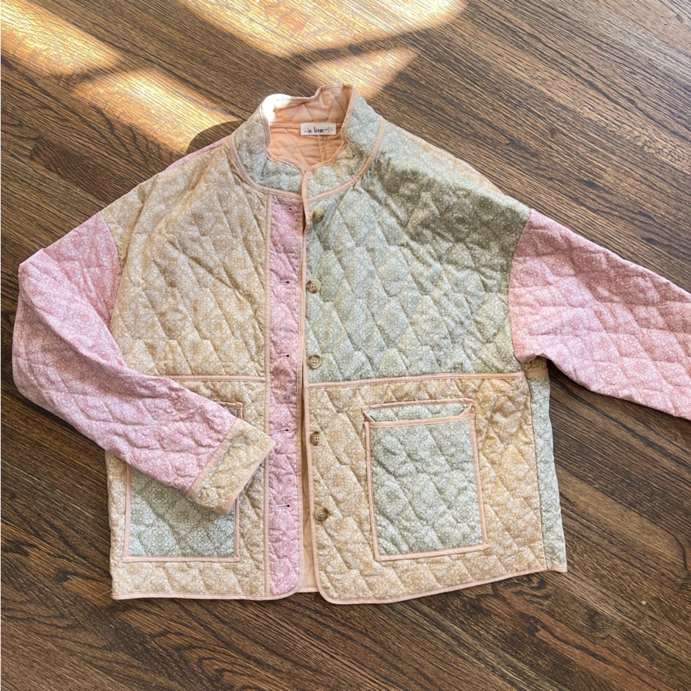 Quilted Pastel Patchwork Jacket